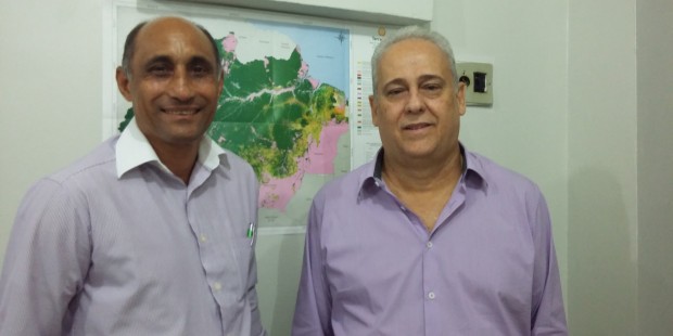 Prof. Constantino Alcântara, com Dr. Alberto Cardoso Arruda, Diretor científico da Fapespa